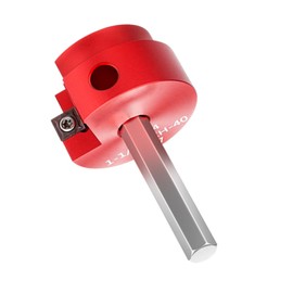 DIYLOG PVC Pipe Reamer, Plumbing Tools, Pipe Reamer, PVC Reamer Fit into Standard 1/2" Drills Contains 1 1/2 Inch Drills（PPR150） for SCH40, ABS, CPVC 1.516Inch #16