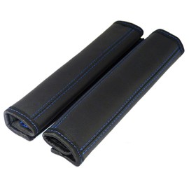 L&P Car Design GmbH 2 Piece Seatbelt Pads Protector Shoulder Pads Genuine Leather