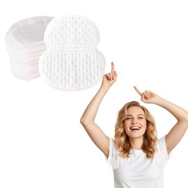 RUIOMII 100PCS Armpit Sweat Pads, Odorless Anti Odor Ultra Yhin Invisible Disposable Underarm Sweat Pads for Women Men