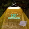 Solar Powered Pendants Light with Adjustable Panel Auto ON/OFF Lighting