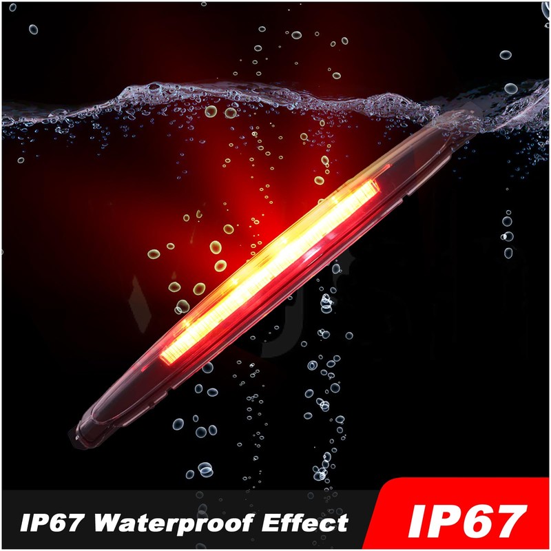 KEEGTBOX High Mount Stop Light LED Third Brake Light Fit