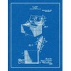 Cigar Humidor Patent Print Blueprint with Border (18" x 24") M15717
