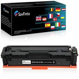 SavFinto 216A Black Toner Cartridge Replacement for HP W2410A 216A Toner Compatible with Color Laserjet Pro MFP M183fw M183fdw M182n M182nw Color LaserJet Pro M155a M155dw M155nw (1 Black)