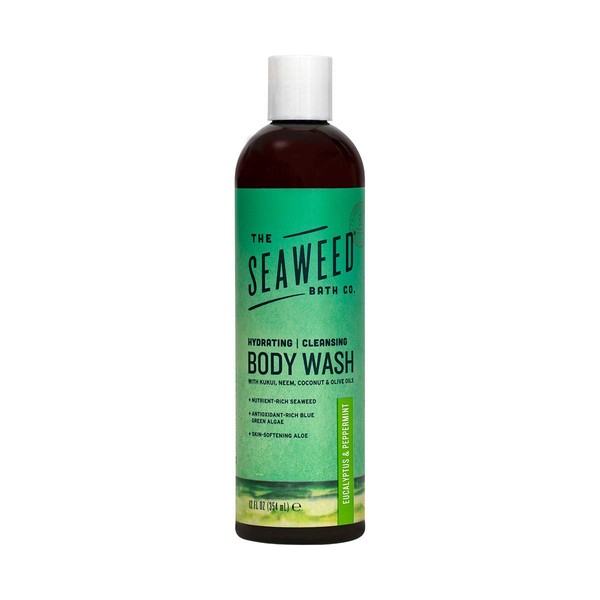 The Seaweed Bath Co.. Wildly Natural Seaweed Body Wash With Eucalyptus & Peppermint Scent, 12 Oz