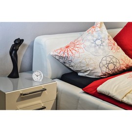 Hama Funkwecker "Elegance Pro", geräuscharm, Weiß