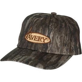 Avery Unisex Logo Cotton Twill Cap - Hunting Camo Pattern One Size Baseball Hat with Curved Bill & Adjustable Snapback, Legacy