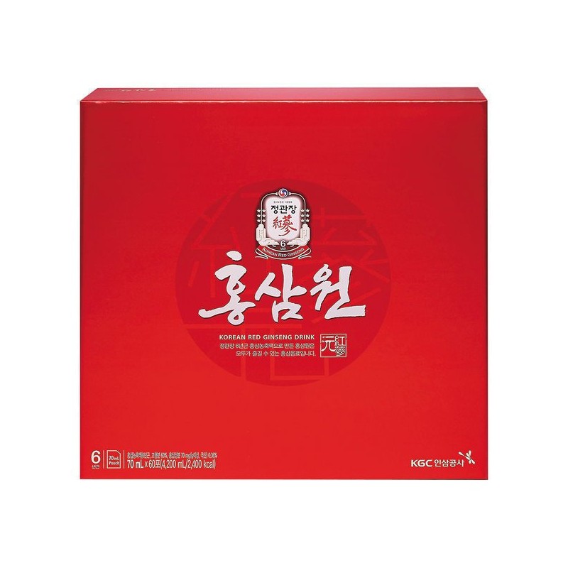 Guangdong 홍삼원 70mlX60포-선물세트/골드/에브리타임/홍삼순액 Korean Red Ginseng Extract 70ml X 60