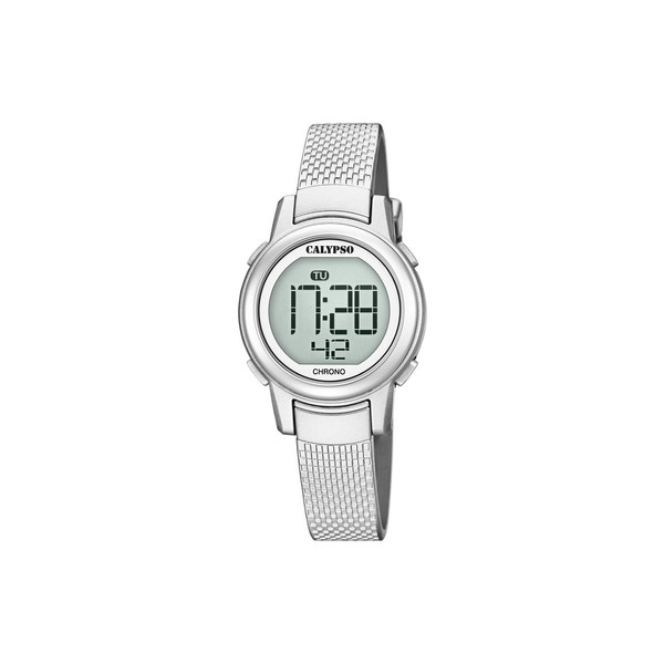 Calypso Womens Digital Quartz Watch with Plastic Strap K5736/1
