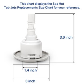 Sthovd 212-7929 218-6930 Spa Hot Tub 3" Cluster Storm Jet Directional Diffuser 218-6930 Spa Hot Tub 3" Cluster Storm Jet Directional Diffuser 3 Pack