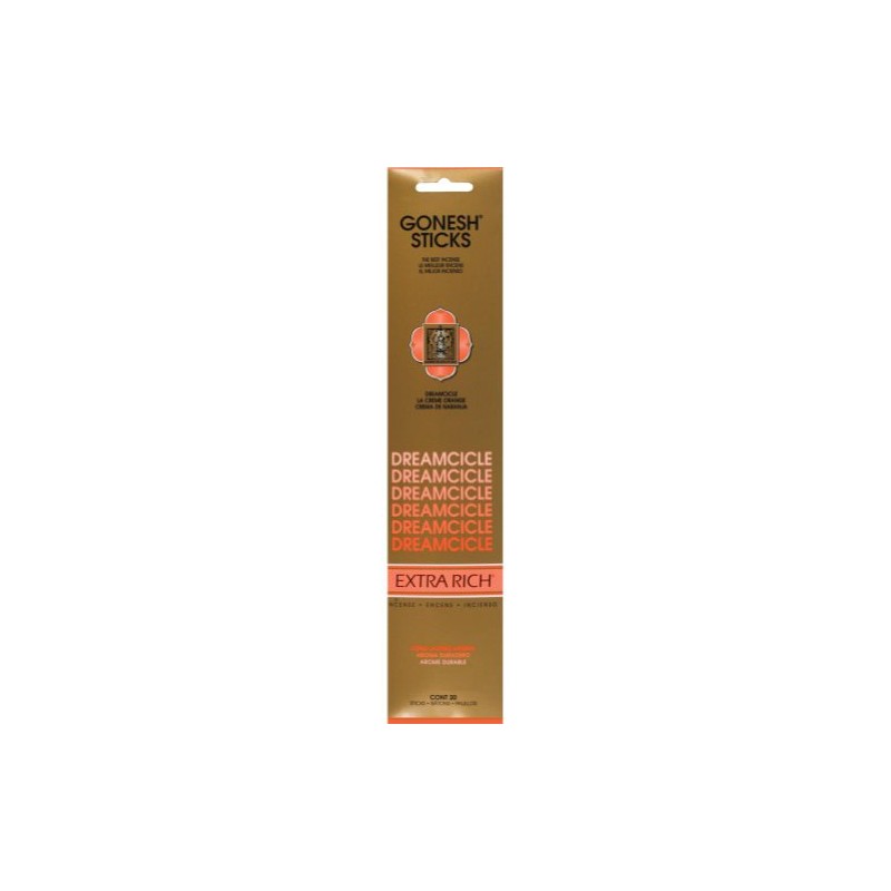 Gonesh - Dreamsicle 20 Count Incense Sticks