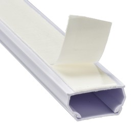 ABS Molle No. 3 with Tape, 3.3 ft (1 m), White, Wiring Cover, Wiring Mall, Cable Cover, DZ-AMT31-W 00-9516 OHM