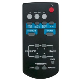 ALLIMITY FSR60-WY57800 Replace Remote Control fit for Yamaha Soundbar FSR60 WY57800 FSR60-WY57800 YAS-101 YAS101 YAS-101Bl YAS101Bl ATS-1010 ATS1010 FSR60WY57800