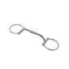 Huxlay Bros D Ring Comfort Snaffle Bit with Copper Inserts,