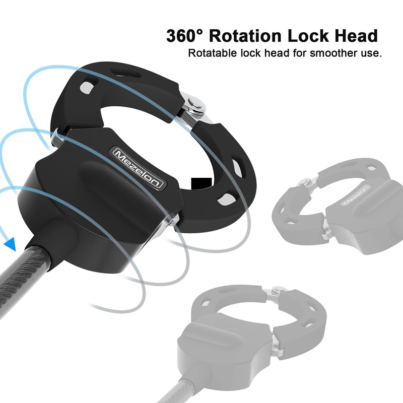Mezelon E Scooter Lock with Key, 100 cm / 13.5