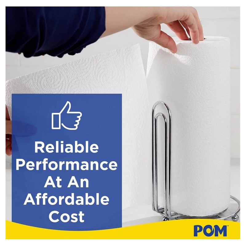 POM Individually Wrapped 2-Ply Paper Towels (110 sheets/roll, 30 rolls)