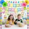 Easter Decorations Set, Pre-strung Happy Easter Decorations Includes Happy Easter