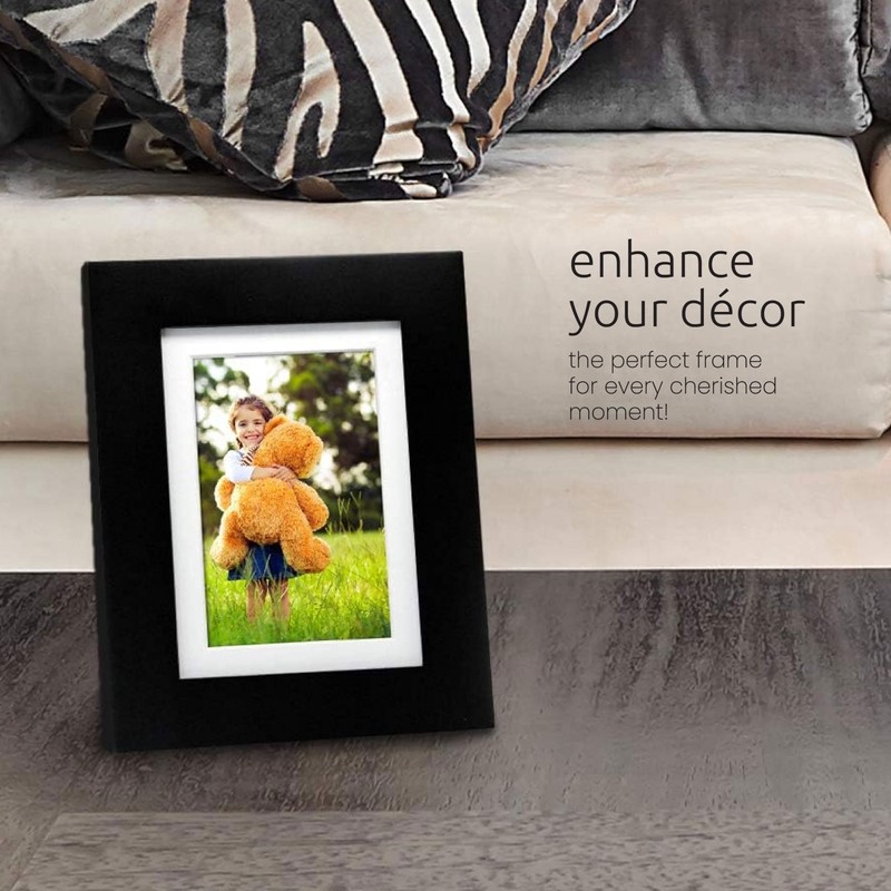 Kiera Grace Classic Langford Wooden Picture Frame, 5" x 7",