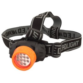 Milestone Camping 12 Led Head Torch With Elastic Strap - Black