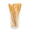 pandoo Forks made of 100% natural bamboo, reusable and environmentally
