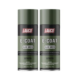 LAUCO E-Coat Olive Green 11 Oz Aerosol Spray Can - Pack of 2