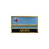 NIUYIBAO 1 PCS Aruba Flag Patches Iron On or Sew