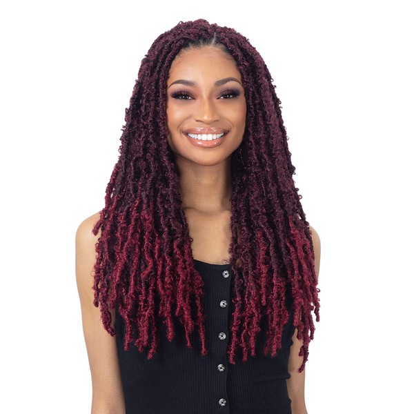 SHAKE N GO Freetress Synthetic Braid - BUTTERFLY LOC 18inch (T530), 1-PACK