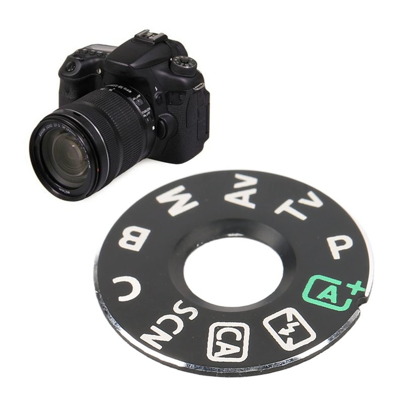 Mode Dial Plate Interface Replacement Part for Canon 70D Camera,