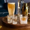 Viski Glacier Double Walled Beer Glass with Active Cooling Gel,