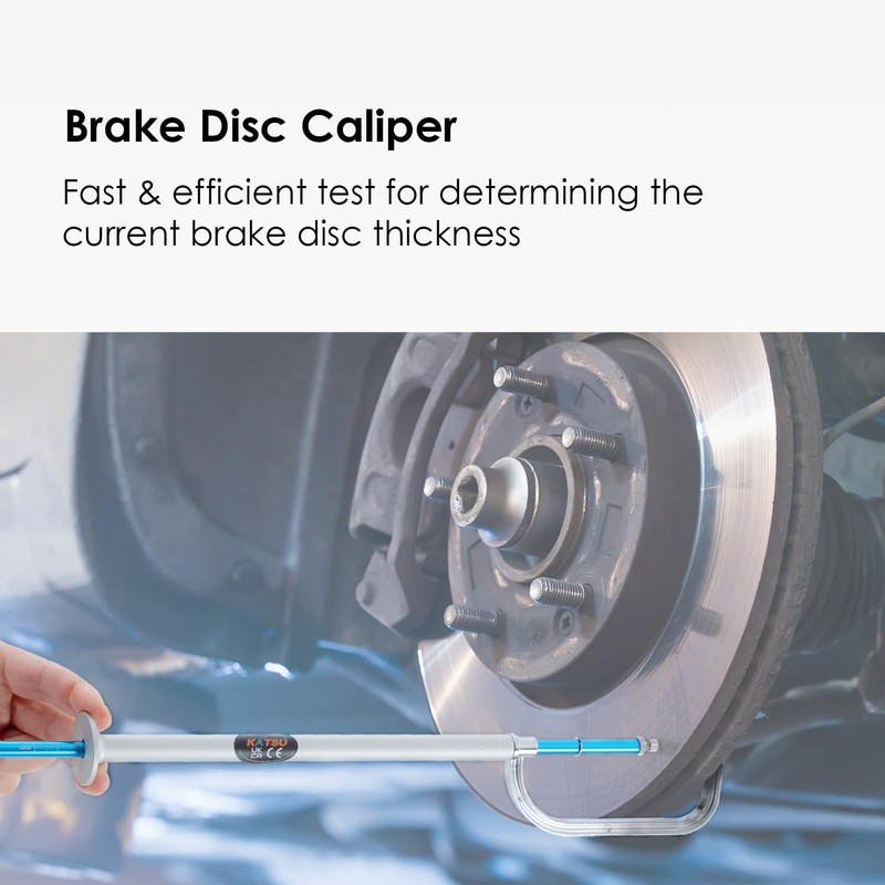 KATSU Brake Disc Caliper Thickness Gauge Measuring Tool 0-45mm for