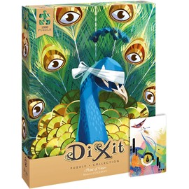 Dixit Point of View - Rompecabezas de 1000 piezas, divertido rompecabezas para niños y adultos, fácil de enmarcar, incluye una exclusiva tarjeta