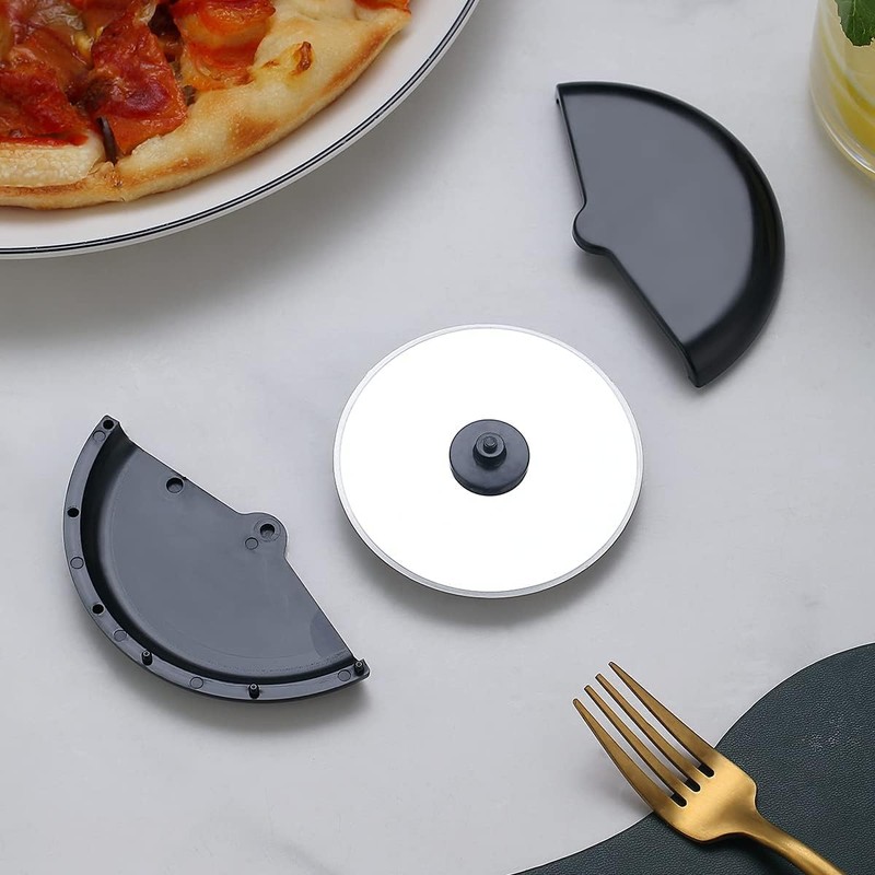 Pizza Cutter Wheel Pack of 2 with Protective Blade Cover,