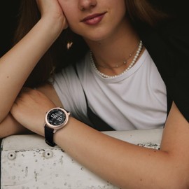 BISONSTRAP Elegant Leather Watch Strap, Quick Release, Watch Straps for Men and Women, Compatible with Watch Lugs of 12 mm, 14 mm, 15 mm, 16 mm, 18 mm, 20 mm, Leather, No gemstone