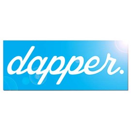 Reflective 21" Dapper Banner Decal/Sticker