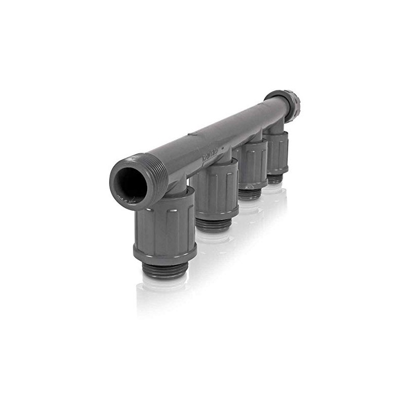 PVC screw connection, distributor Rain Bird 4-way distributor, 1 inch