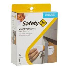 Safety 1st Adhesive Magnetic Lock System With 4 Locks And 1