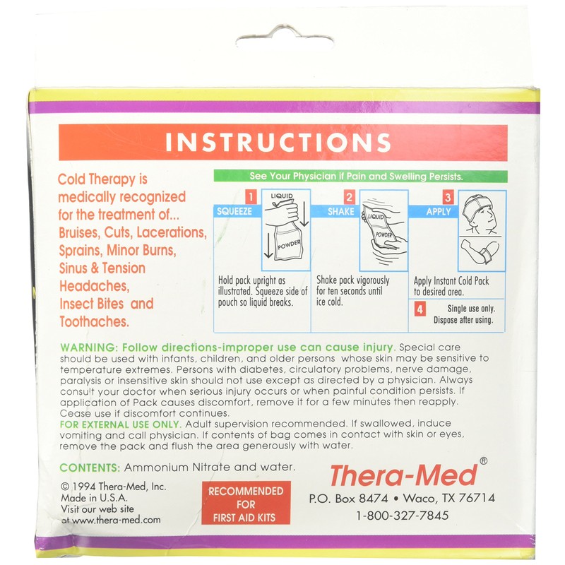 Theramed Instant Cold Twin Pack - 2 Single Use Instant