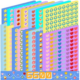 6600PCS Small Reward Stickers for Kids, Reward and Chore Chart Stickers