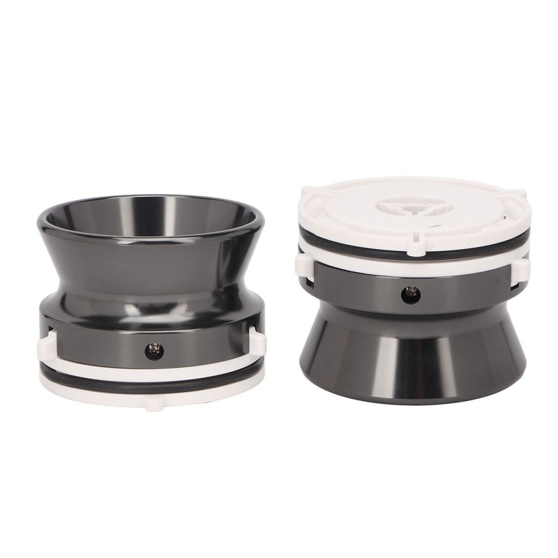 1 Pair 10in NAB Hub Adapters Professional Aluminium Alloy Polished