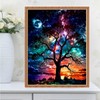 Colourful Tree 5D Diamond Painting Tree of Life, DIY Glitter