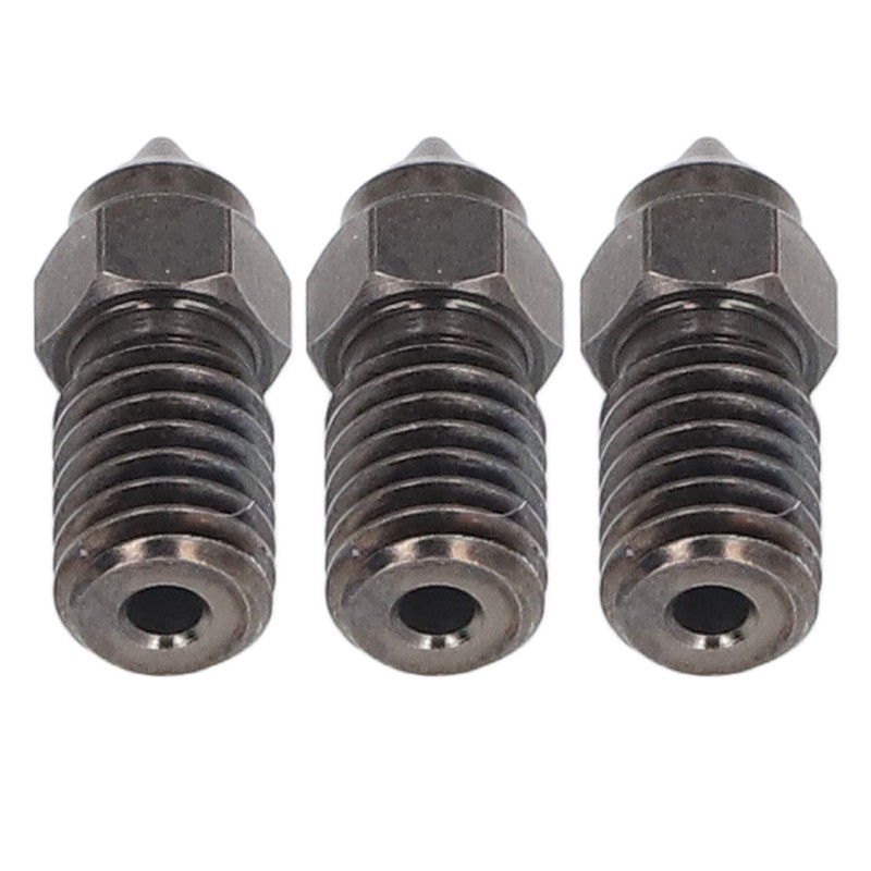 3Pcs Hardened Steel Nozzle High Speed 1.75MM 0.4mm for ENDER