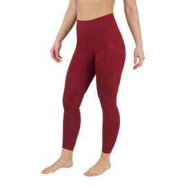 90 Degree By Reflex Power Flex Yoga Pants - High Waist Squat Proof Ankle Leggings with Pockets for Women - Mars Haze - XS