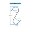 20 Pack 3.5" Hooks,H HOME-MART S Shaped Hanging Hooks Heavy