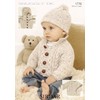 Sirdar Snuggly DK Baby Knitting Pattern 1776 by Sirdar