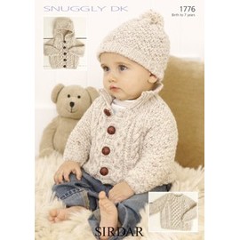 Sirdar Snuggly DK Baby Knitting Pattern 1776 by Sirdar