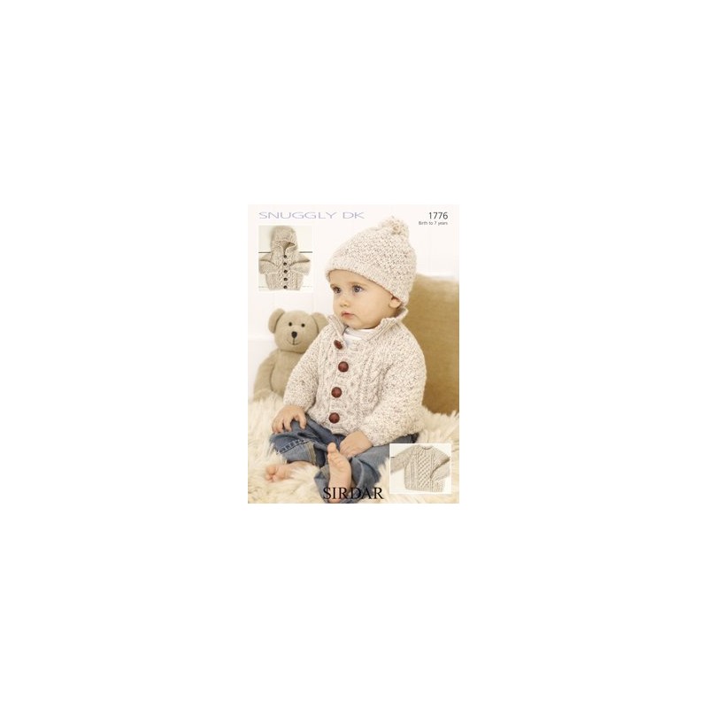 Sirdar Snuggly DK Baby Knitting Pattern 1776 by Sirdar