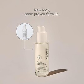 Acure Serum Bonding Hair - Aceite para cabello dañado y encrespado, tratamiento de daños, puntas abiertas, uso en cerraduras secas, rizadas y rectas para un control ligero del encrespamiento y brillo (50 ml)