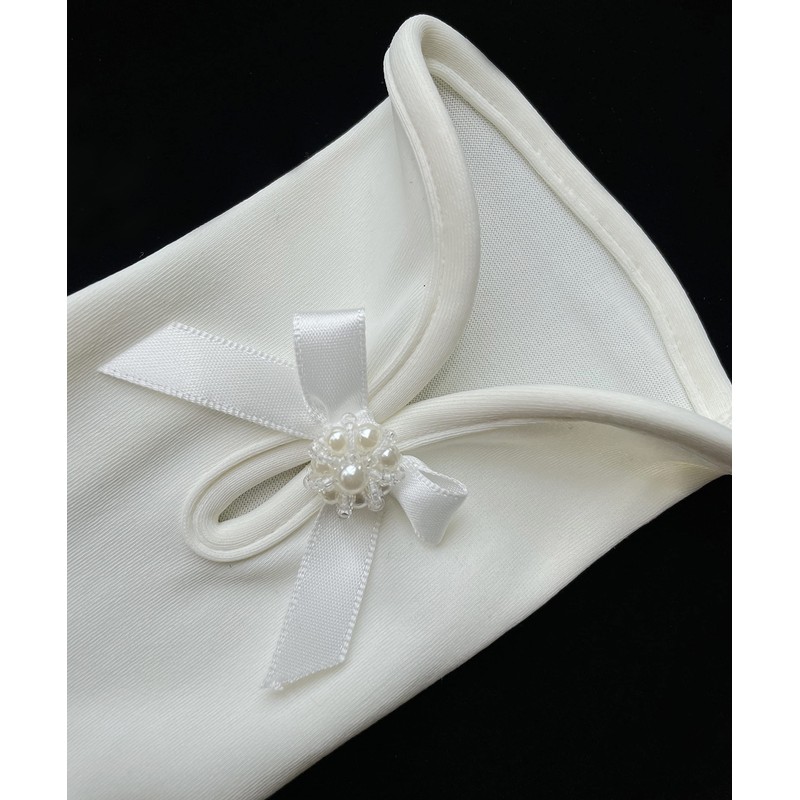 Gionforsy Floral Lace Gloves for Wedding Bridal Elegant Short Lace