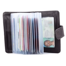 Big Skinny Little Book of Cards Slim Wallet, Holds Up to 5 Cards, Black