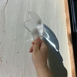 투명 크리스탈 괄사 마사지기-WE3C6A7 Transparent Crystal Gua Sha Massager-WE3C6A7