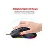 RGB Gaming Mouse with Honeycomb Shell, Ultraweave Cable, 6400 DPI